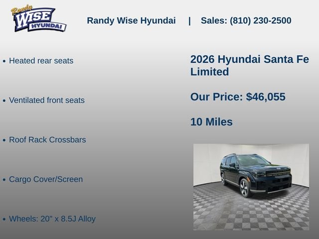 2026 Hyundai Santa Fe Limited AWD