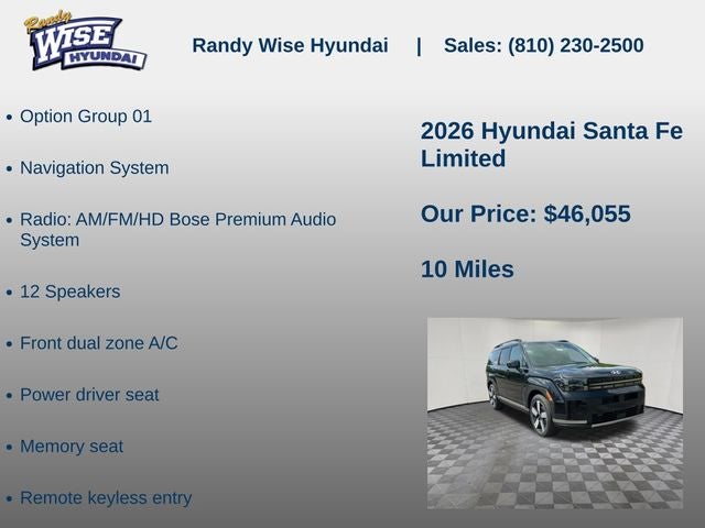 2026 Hyundai Santa Fe Limited AWD