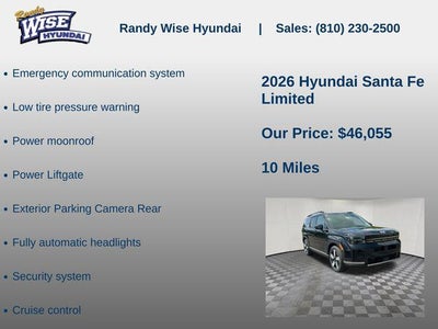 2026 Hyundai Santa Fe Limited AWD