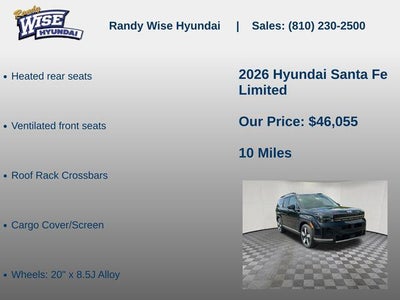 2026 Hyundai Santa Fe Limited AWD