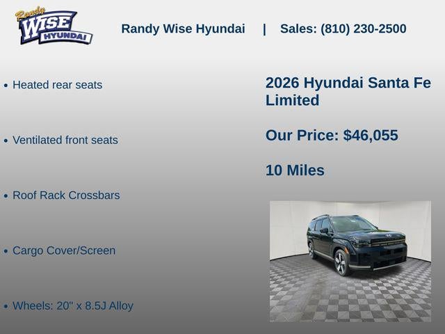 2026 Hyundai Santa Fe Limited AWD
