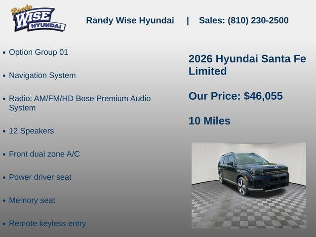 2026 Hyundai Santa Fe Limited AWD