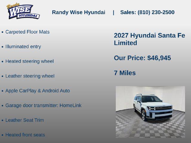 2027 Hyundai Santa Fe Limited AWD