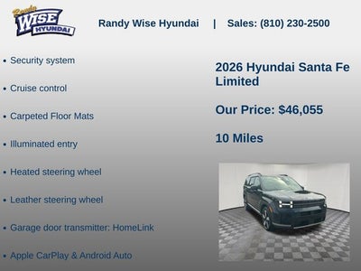 2026 Hyundai Santa Fe Limited AWD