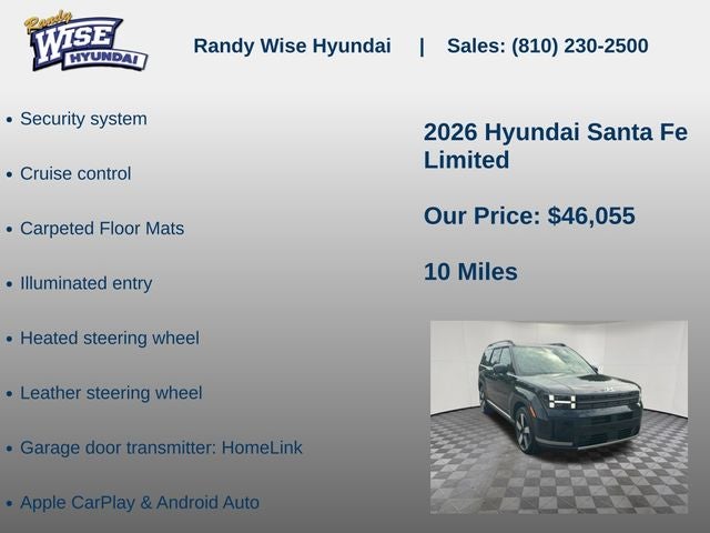 2026 Hyundai Santa Fe Limited AWD