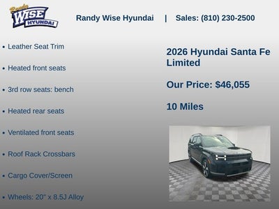 2026 Hyundai Santa Fe Limited AWD