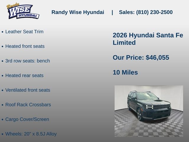 2026 Hyundai Santa Fe Limited AWD