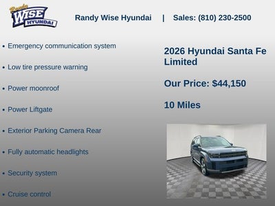 2026 Hyundai Santa Fe Limited AWD