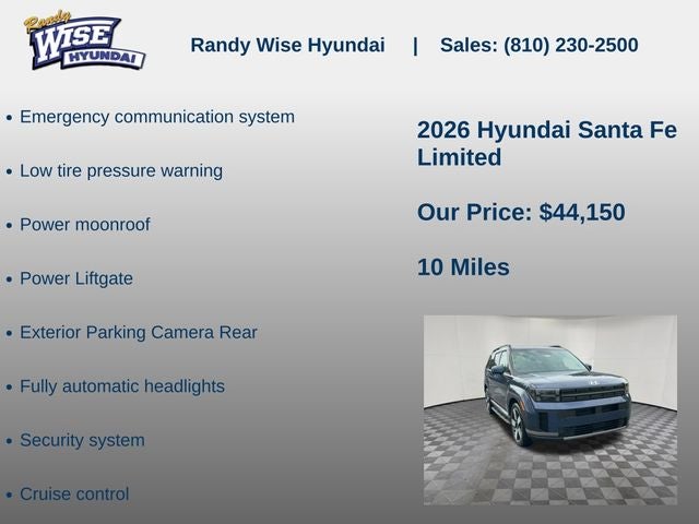 2026 Hyundai Santa Fe Limited AWD