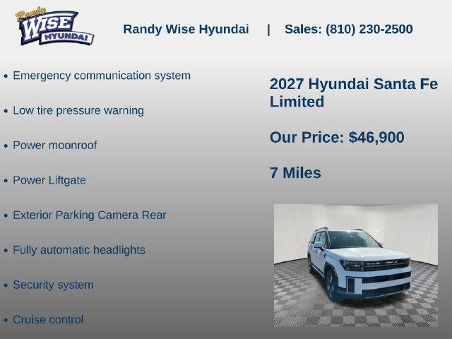 2027 Hyundai Santa Fe Limited AWD