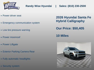 2026 Hyundai Santa Fe Hybrid Calligraphy