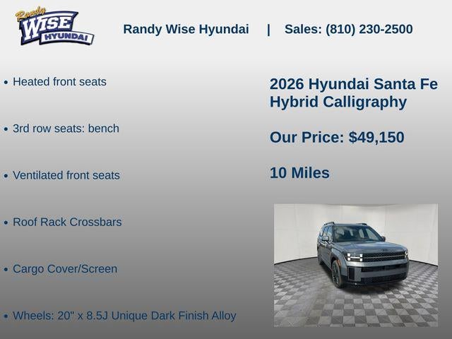 2026 Hyundai Santa Fe Hybrid Calligraphy