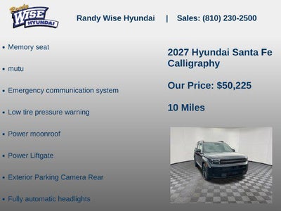 2027 Hyundai Santa Fe Calligraphy AWD