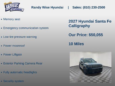 2027 Hyundai Santa Fe Calligraphy AWD