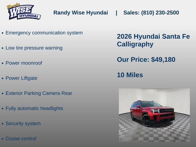 2026 Hyundai Santa Fe Calligraphy AWD