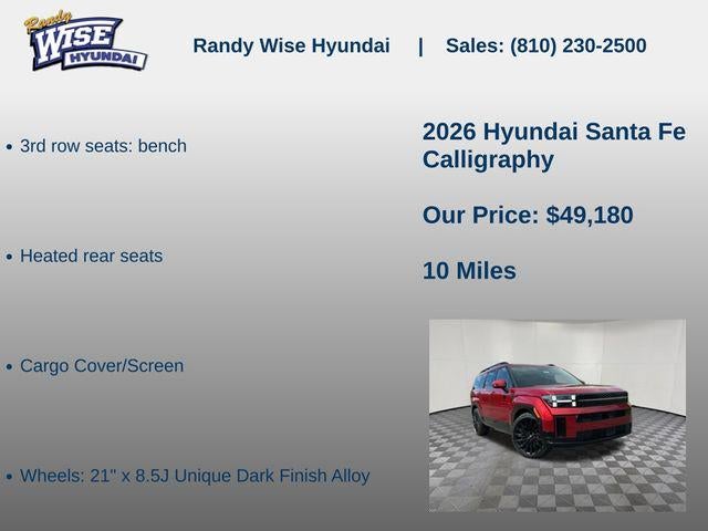 2026 Hyundai Santa Fe Calligraphy AWD