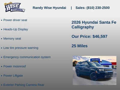 2026 Hyundai Santa Fe Calligraphy AWD