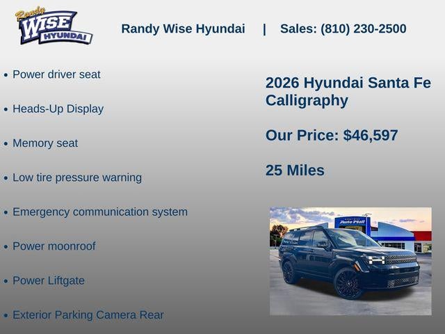 2026 Hyundai Santa Fe Calligraphy AWD