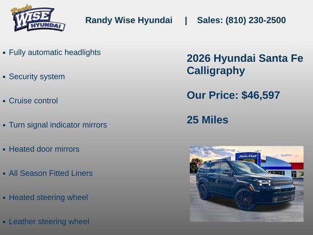 2026 Hyundai Santa Fe Calligraphy AWD