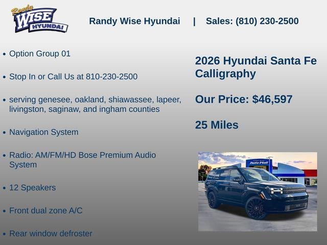 2026 Hyundai Santa Fe Calligraphy AWD