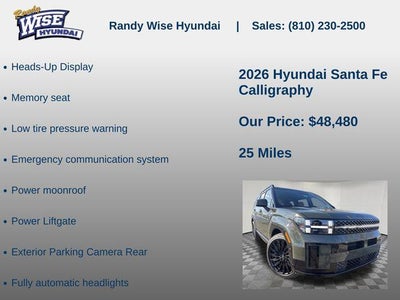 2026 Hyundai Santa Fe Calligraphy AWD