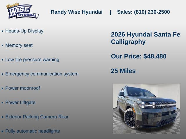 2026 Hyundai Santa Fe Calligraphy AWD