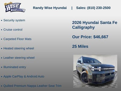 2026 Hyundai Santa Fe Calligraphy AWD