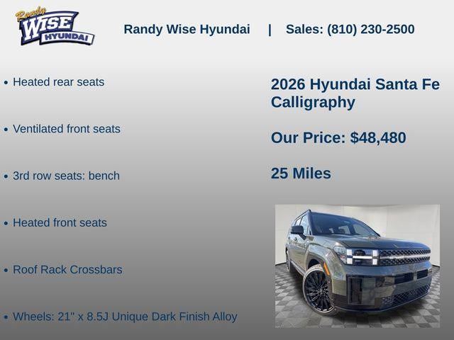 2026 Hyundai Santa Fe Calligraphy AWD