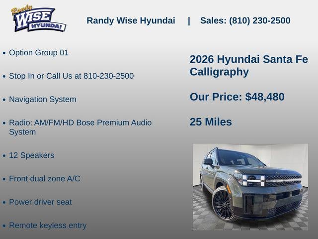 2026 Hyundai Santa Fe Calligraphy AWD