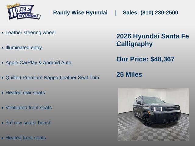 2026 Hyundai Santa Fe Calligraphy AWD