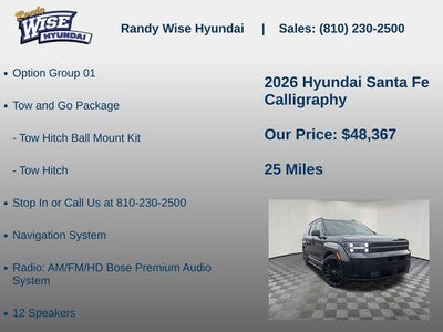 2026 Hyundai Santa Fe Calligraphy AWD