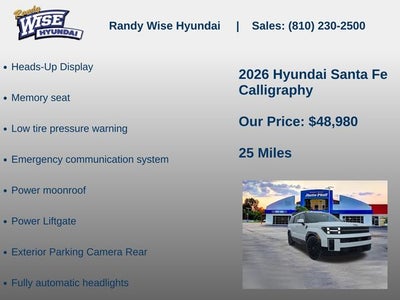 2026 Hyundai Santa Fe Calligraphy AWD