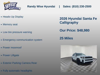 2026 Hyundai Santa Fe Calligraphy AWD
