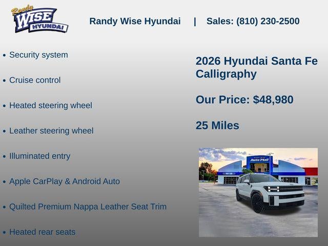 2026 Hyundai Santa Fe Calligraphy AWD