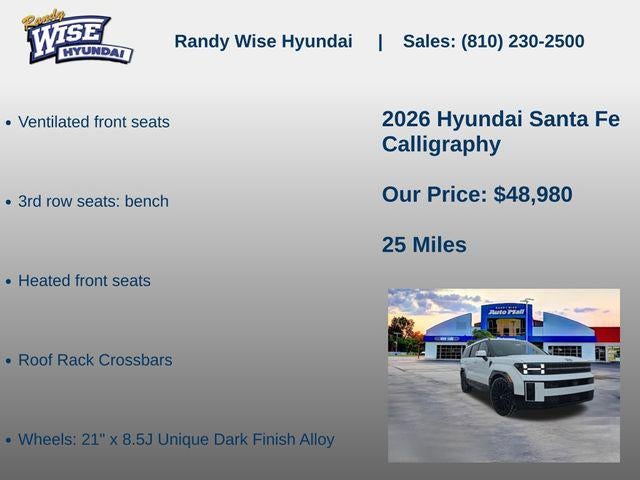 2026 Hyundai Santa Fe Calligraphy AWD