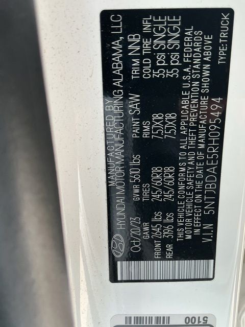 2024 Hyundai Santa Cruz SEL