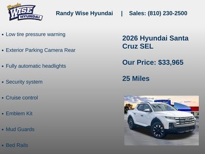 2026 Hyundai Santa Cruz SEL AWD