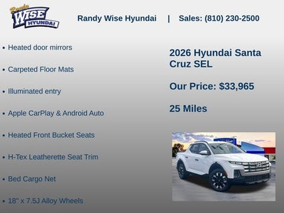 2026 Hyundai Santa Cruz SEL AWD