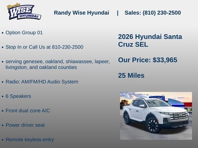 2026 Hyundai Santa Cruz SEL AWD