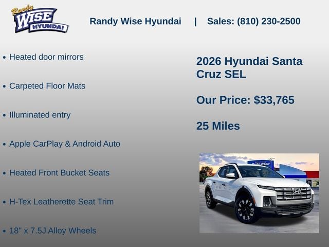 2026 Hyundai Santa Cruz SEL AWD