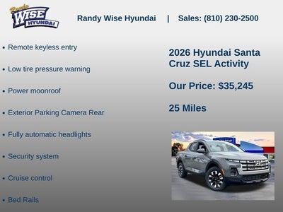 2026 Hyundai Santa Cruz SEL Activity AWD