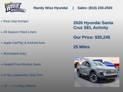 2026 Hyundai Santa Cruz SEL Activity AWD