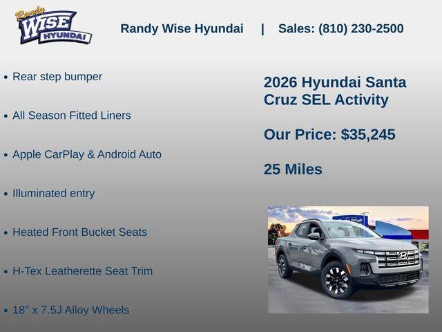 2026 Hyundai Santa Cruz SEL Activity AWD