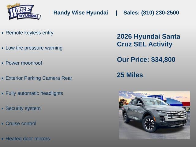 2026 Hyundai Santa Cruz SEL Activity AWD