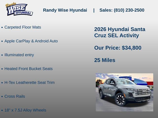 2026 Hyundai Santa Cruz SEL Activity AWD