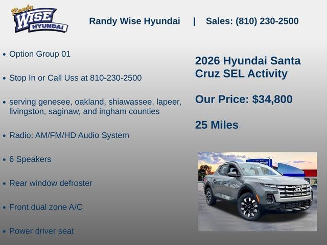 2026 Hyundai Santa Cruz SEL Activity AWD