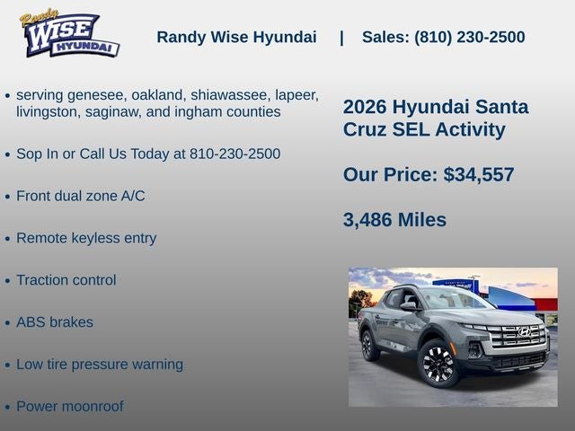 2026 Hyundai Santa Cruz SEL Activity AWD