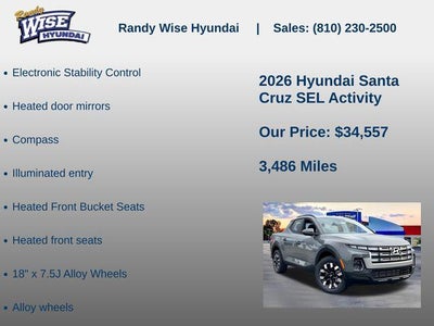 2026 Hyundai Santa Cruz SEL Activity AWD