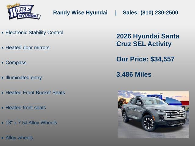 2026 Hyundai Santa Cruz SEL Activity AWD