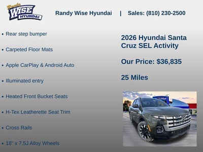 2026 Hyundai Santa Cruz SEL Activity AWD